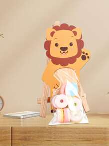 10入組叢林派對卡通動物獅子國王糖果和首飾包裝包 - 彩色 - 查看 2