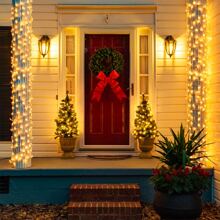 KBO JMEXSUSS 168FT 600 LED String Lights Outdoor Indoor Christmas String Lights Plug In Warm White Tree Lights For Outside Bedroom Wedding Party Holiday Classroom Decorations - Yellow - View 5