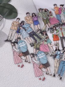 20入組/包情侶貼紙適用於DIY,剪貼簿和相簿