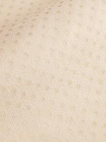 1pc High-end Jacquard Snowflake Pattern Sofa Cover With Golden Edge, Suitable For 1/2/3/4 Seater Sofa, All Seasons Use - Beige - View 10