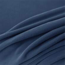 1PC Solid Color velvet Stool Cover Rectangle Footrest Cover Ottoman Footstool Slipcover Washable Case Bedroom Furniture Protector Decor - Navy Blue - View 2