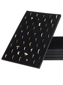 1 pieza 100 agujeros Pendientes & anillos Esponja Bandeja - Multicolor - Ver 1