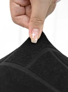 1 件黑色幾何提花沙發墊套,現代簡約風格高彈性防水聚酯纖維沙發套,適合客廳、臥室、家庭使用