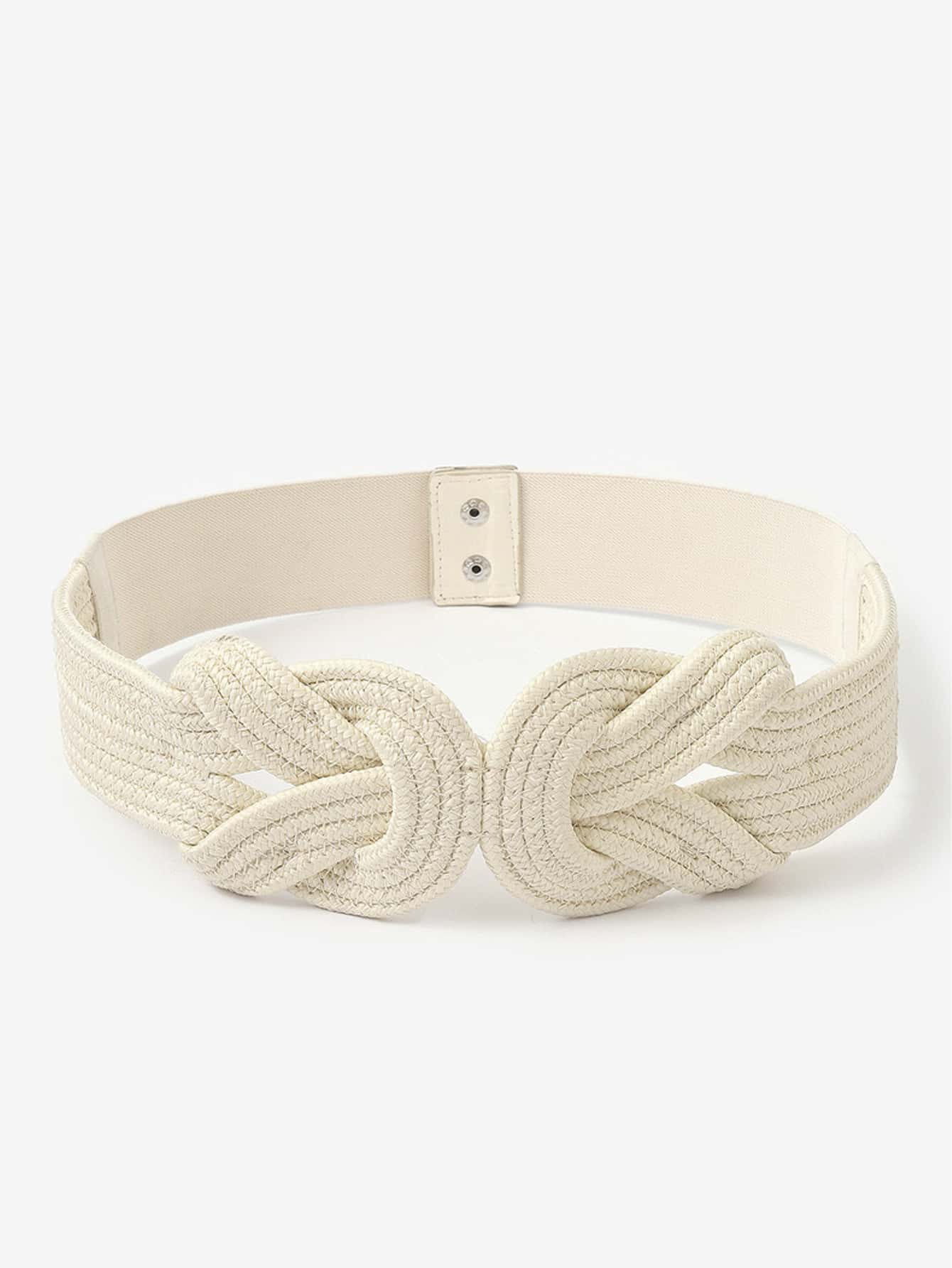 Boho 1pc Women's Solid Color Wrap Around Waist Belt Halloween Summer, School Fall, Autumn, Halloween - Beige - View 1