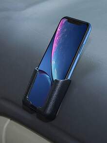 膠黏劑手機車載支架 - 黑色 - 查看 5