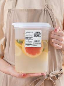 1 Miếng , 1.8L Lạnh Xô nước , Trắng PP Dung lượng lớn Nước ép Chai , Đối với Nhà  Sử dụng , Như Tủ lạnh Nước Cái bình Và Chanh , Lạnh Nước uống , Để lạnh Bình trà , Và Máy lọc Nước - trắng - Xem 9