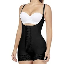 Bodys Shapewear Para Mujer Butt Lifting Corset, Women's Corrective Underwear Para El Posparto Y Molded De Cintura - 黑色 - 查看 2
