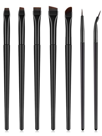 7Pcs Eyeliner Brush Professional Eyeliner Makeup Brushes Angled Flat Cosmetic Brush Makeup Tools,Brush Set,Makeup Brush Kit,Make Up Brush Set,Make Up Set Complete,Makeup Brush Set,Complete Makeup Kit,Brush Kit,Brushes Makeup Set,Makeup Gift Set