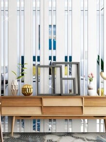 10 miếng dán tường gương hình chữ nhật bằng acrylic trang trí nền, miếng dán, decal dán tường, decal vinyl trang trí nhà cửa, vật dụng trang trí mùa xuân làm mới ngôi nhà của bạn, miếng dán trang trí Rama trang trí tường trang trí phòng gương treo tường gương cho phòng trang trí phòng tắm trang trí phòng khách - Bạc - Xem 5