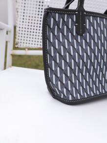 Exquisite,Elegant Classic Style Large Capacity Tote Shoulder Bag Handbag Women's Casual Bucket Bag Best Personalized Gifts For Women, Mom & Girlfriends - Multicolor - View 6