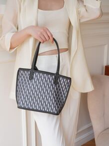 Exquisite,Elegant Classic Style Large Capacity Tote Shoulder Bag Handbag Women's Casual Bucket Bag Best Personalized Gifts For Women, Mom & Girlfriends - Multicolor - View 5