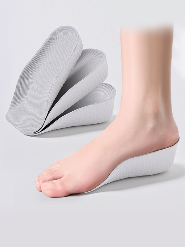Shoe Pad For Increased Height, Popcorn Shock Absorption, Comfortable, Sweat-Absorbent, Anti-Odor, Half Insole, Lightweight, Non-Deformable, Three-Quarters Pad, Invisible Height Increase Pad
