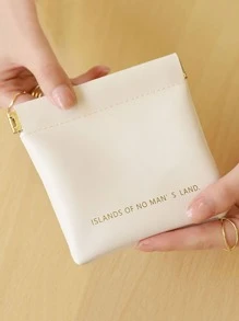 Pu Leather Makeup Storage Bag Waterproof Small Cosmetic Pouch Mini Short Wallet Bag Coin Purse Key Earbuds Credit Card Holder - Multicolor - View 5