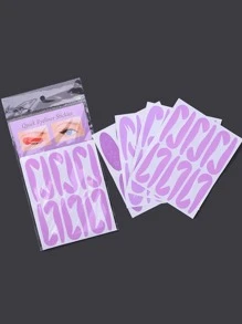 4 piezas Adhesivos de maquillaje de ojos Pegatinas de ayuda para delineador de ojos - Multicolor - Ver 5