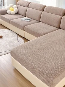 1 Miếng Của Sang trọng Chất vải Bọc ghế sofa , Giường đôi Gói hàng Của Không trượt Sofa Sự bảo vệ Che phủ Cái đệm Dày lên - Màu Khaki - Xem 6