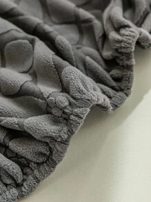 1 pezzo Copridivano slouchy elastico generale quattro stagioni in tinta unita jacquard, copri-divano a forma di L adatto a divani da 1-4 posti, stile semplice anti-scivolo e resistente a sporco e animali domestici, comprende federa cuscino. - Grigio Scuro - Visualizzare 9