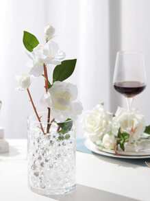 About 10000pcs/pack 7-8mm Decorative Vase Filler Crystal Soil Water Beads That Grow In Water - White - View 9