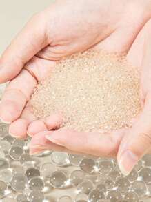 About 10000pcs/pack 7-8mm Decorative Vase Filler Crystal Soil Water Beads That Grow In Water - White - View 10