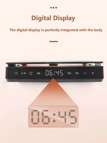 LED pantalla CD reproductor compatible con otro - Negro - Ver 4