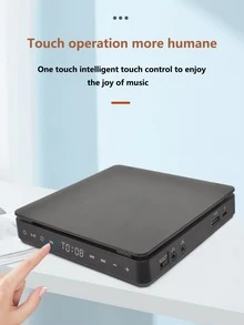 LED pantalla CD reproductor compatible con otro - Negro - Ver 5