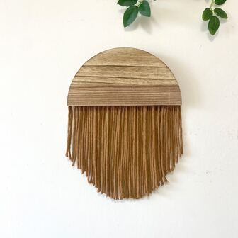 現代簡約流蘇掛毯波西米亞民宿客廳背景牆裝飾DIY製作半圓形掛毯