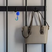 Llavero exquisito azul con 26 inglés con letra con con pompón - Multicolor - Ver 3