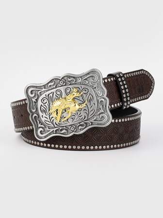 馬裝飾西部風腰帶