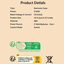 1入便攜式小型電子秤,0.01g容量高精度秤,加照明背光食品稱重秤,高準確度和自動關機功能珠寶和寶石秤,廚房秤 - 銀色 - 查看 8