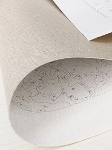 DIY數字油畫不附框架,山水手繪充滿顏色,8入組 - 彩色 - 查看 4