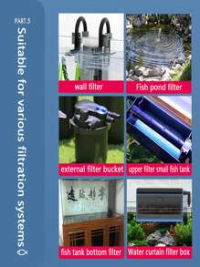 Aquarium Special Filter Sponge Fish Tank Filter Media - Blue - View 6