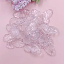 10 cái/bộ Bướm DIY Đính Hạt - trắng - Xem 4