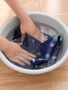 Large Capacity Portable Travel Bag - Navy Blue - View 4