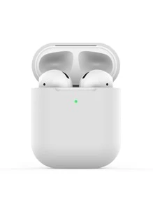 Plain Case Compatible With AirPods - White - View 1