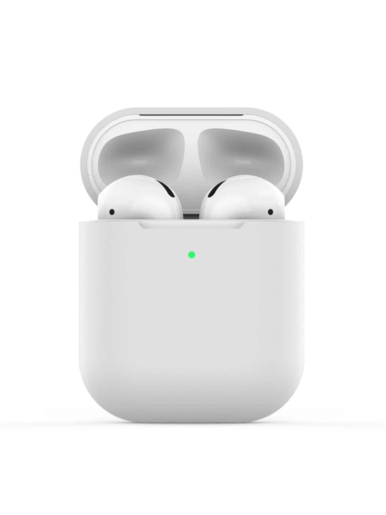 Plain Case Compatible With AirPods - White - View 1