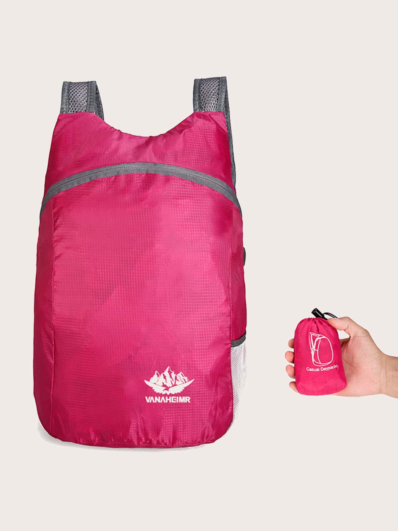 Waterproof Folding Backpack Bag Ultralight Outdoor Sports Travel Back Pack With  Backpack Foldable Backpack - Hot Pink - View 1