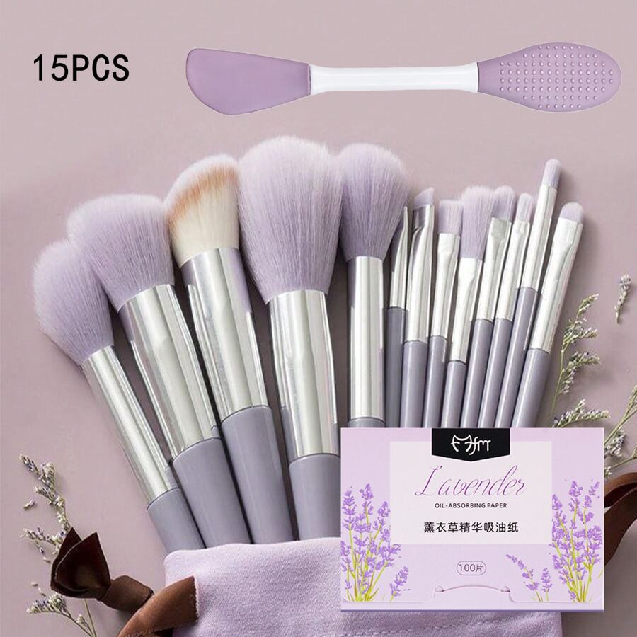 Bộ 3 bộ trang điểm, Cọ trang điểm, Cọ đắp mặt nạ, Bộ giấy thấm dầu, Dụng cụ trang điểm, Cọ trang điểm đa năng, Cọ đắp mặt nạ hai đầu, Giấy thấm dầu kiểm soát dầu, Bộ cọ, Bộ cọ trang điểm, Bộ cọ trang điểm, Bộ trang điểm hoàn chỉnh, Bộ cọ trang điểm, Bộ trang điểm hoàn chỉnh, Bộ cọ, Bộ cọ trang điểm, Bộ quà tặng trang điểm - Nhiều màu - Xem 1