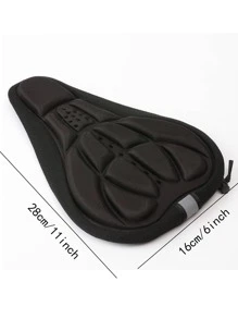 Yên Xe Đạp Bao Xe Đạp Xe Đạp Đường Bộ 3D Chống Sốc Thoáng Khí Miếng Ngoài Trời Đi Xe Đạp Thiết Bị Phụ Kiện - màu đen - Xem 7