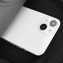 Túi đeo chéo họa tiết chữ cái cho bé trai - màu đen - Xem 5