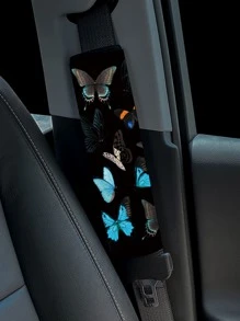 Vỏ bọc dây an toàn ô tô họa tiết con bướm - Nhiều màu - Xem 1