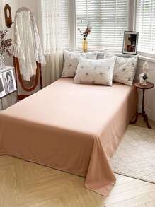 4pcs/set French Modern-style Printed Elegant Bedding Set - 白色 - 查看 3