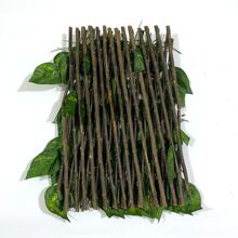 1pc Artificial Leaf Vine, Modern Green Artificial Hanging Leaf Vine For Home Decoration - Army Green - View 6