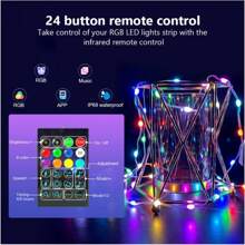 10M LED String Light Christmas Lights USB Smart Garland Fairy Festoon Home Bedroom Party Decor Remote Control