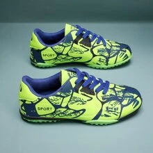 1 đôi Thể thao Giày thể thao , Coa dây Đồ họa Chữ cái Cổ thấp sân trong nhà Bóng đá - Nhiều màu - Xem 4