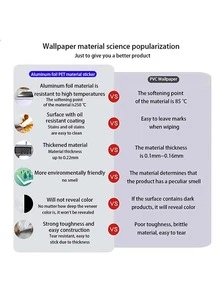 1卷大理石牆紙,防油耐熱自粘牆紙,家具裝飾,奢華香檳色白色 - 黃色 - 查看 6
