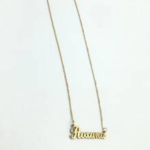 Roxana --Collar con nombre grabado para mujer - Dorado - Ver 5