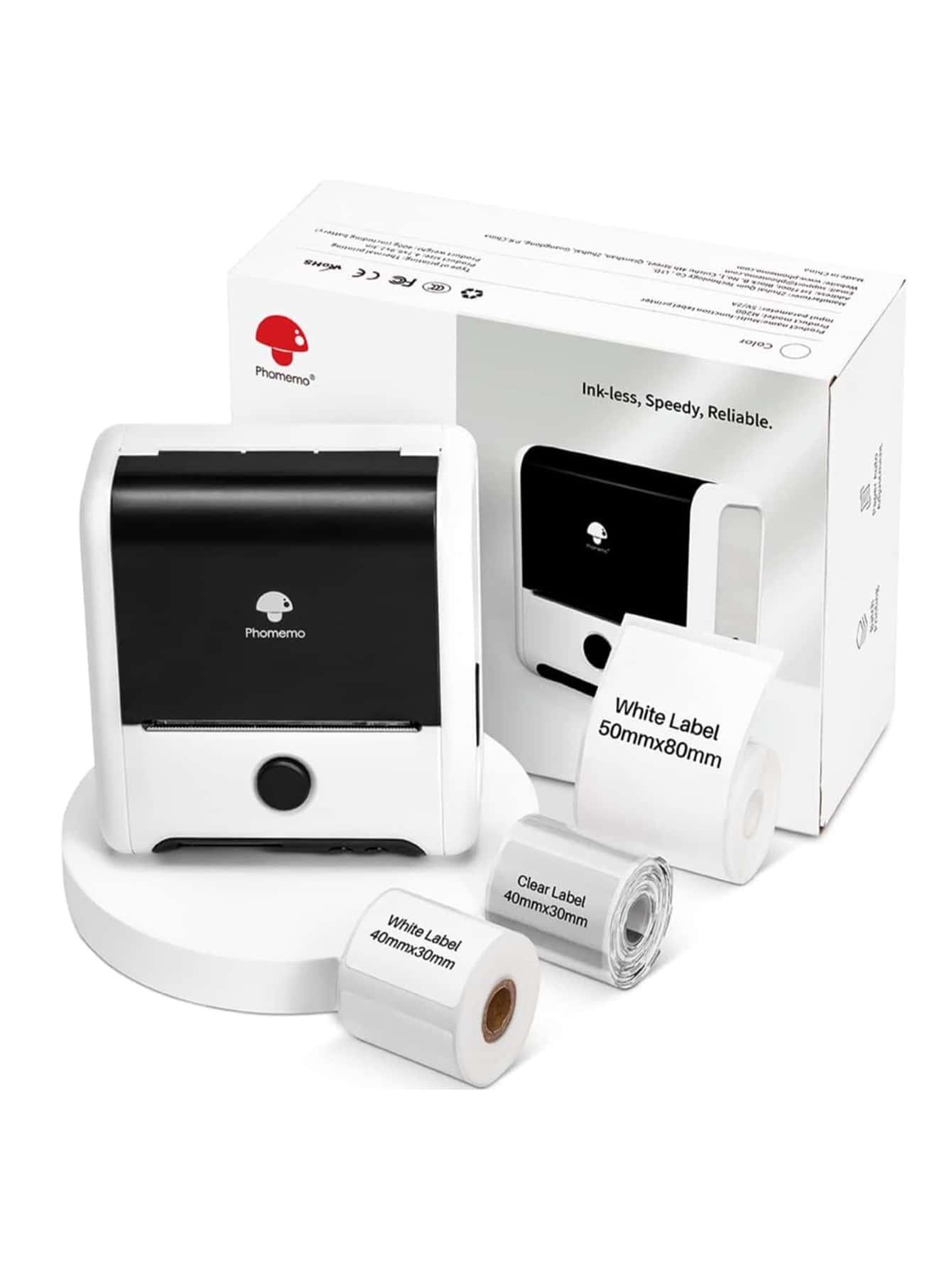 Phomemo Label Makers-M200 Label Printer Machine with 3 Paper,2023 ...