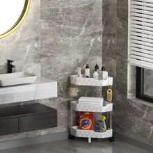 1入組白色浴室收納架 - 白色 - 查看 3