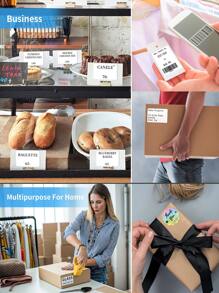 Phomemo Label Makers- M200 Barcode Printer Machine with 3 Paper,2023 Upgrade 3 Inch M110 Label Maker,Thermal Label Printer,Phone Support,for Android iOS,for Shipping,Labeling- Black - Black - View 5