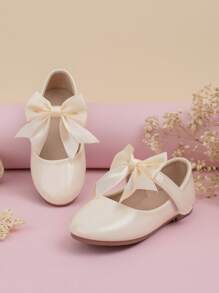 2023 Girls' Popular Flower Decorated Flat Outdoor Princess Shoes With Hook Loop Strap - Beige - View 4