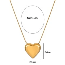 Collar con colgante de corazón, regalo para San Valentín, mamá, madre, Día de la Madre